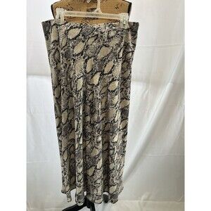 Bar III Maxi Snake print Skirt L